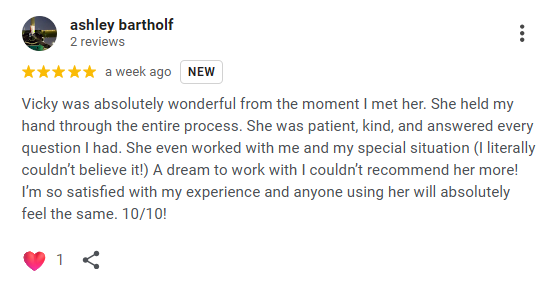 Utah Relocations Google Review Ashley-